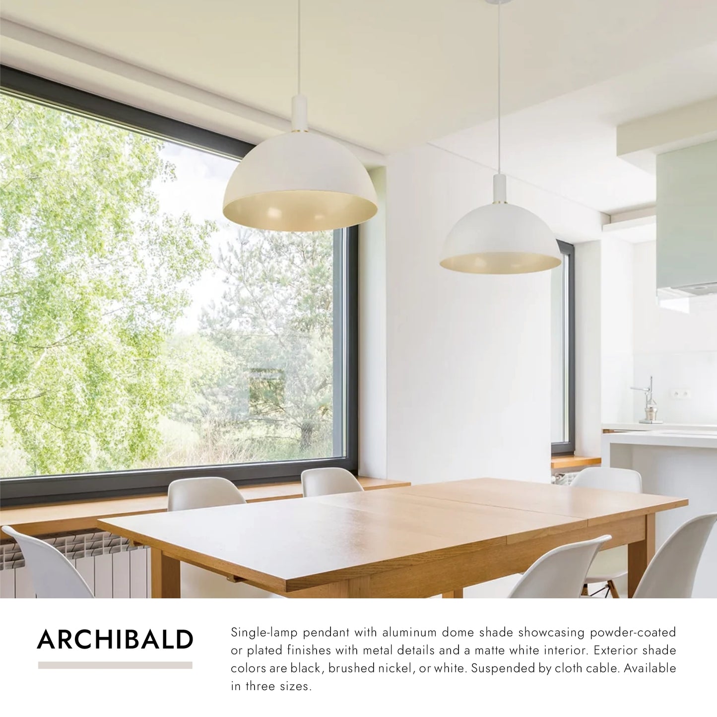 Archibald 24-in Pendant