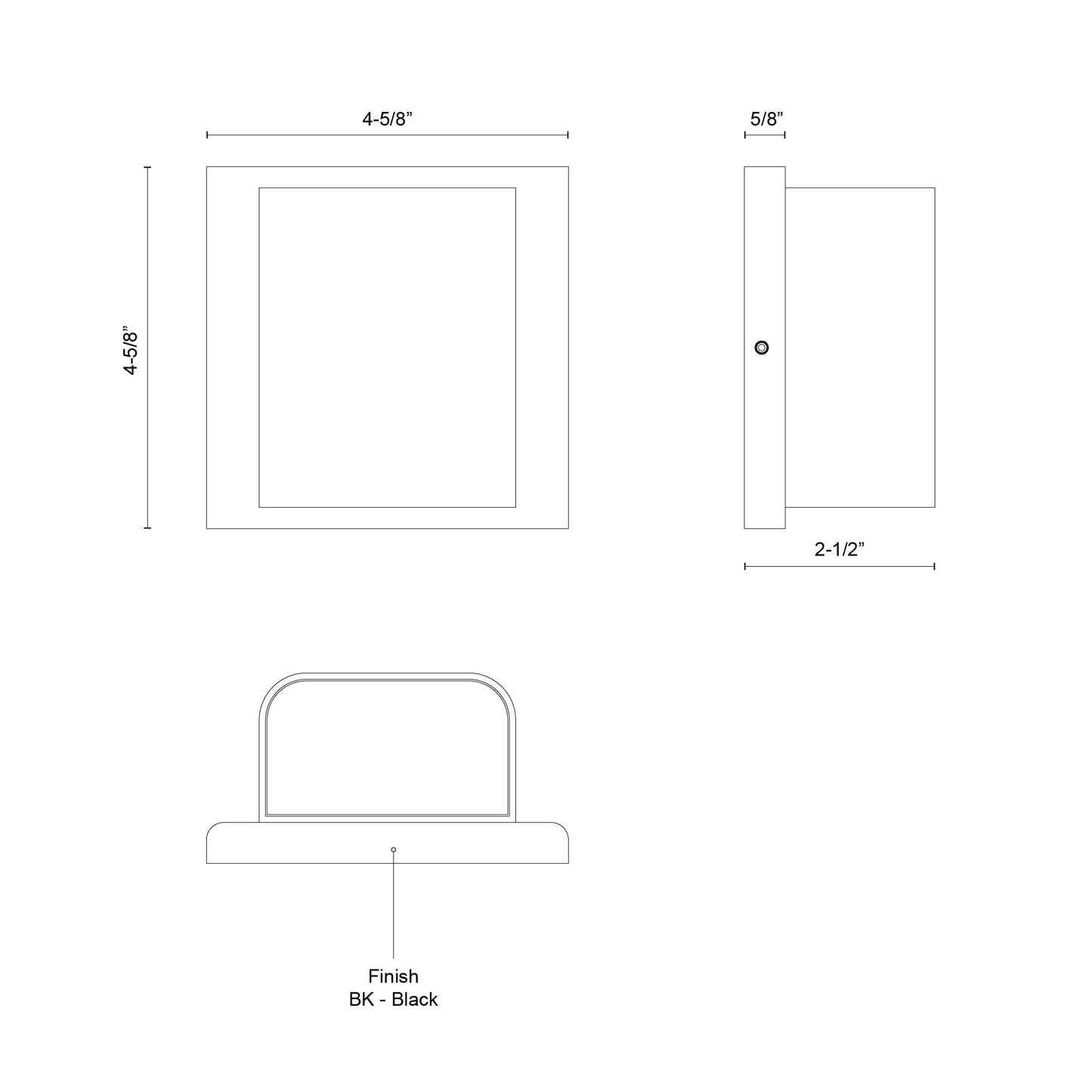 Tolan 4-in All-terior Wall Light