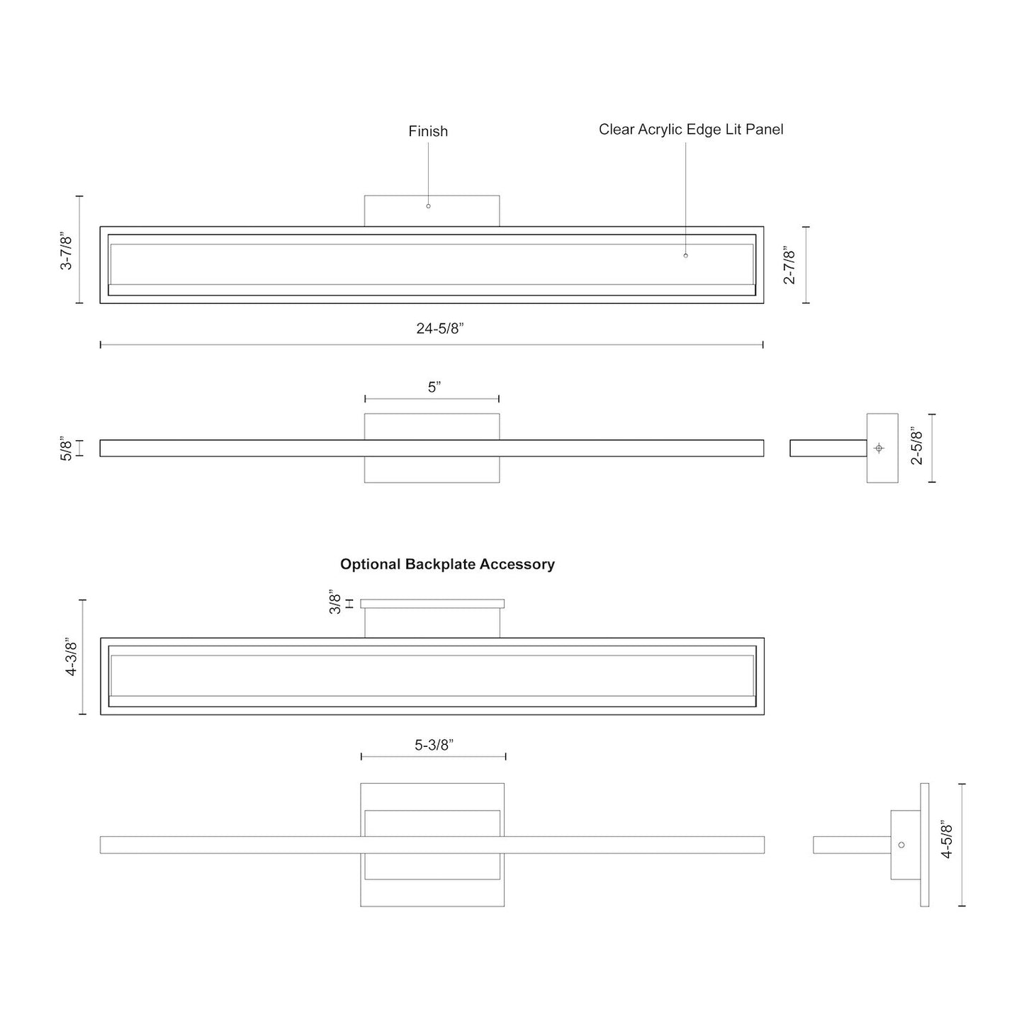 Brio 24-in Vanity Light