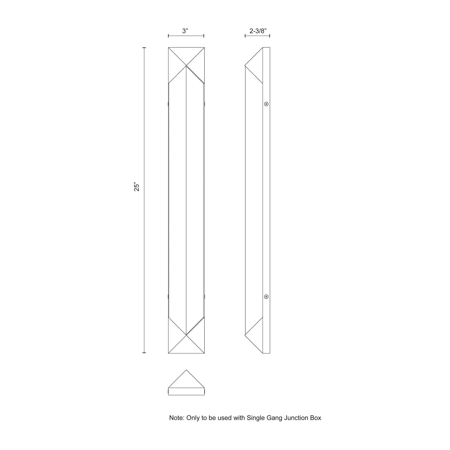 Caesar 25-in Wall/Vanity Light