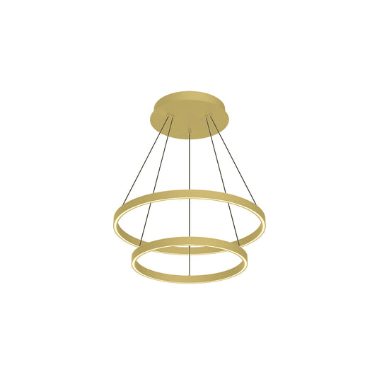 Cerchio 24-in 2 Layer Up/Down Chandelier