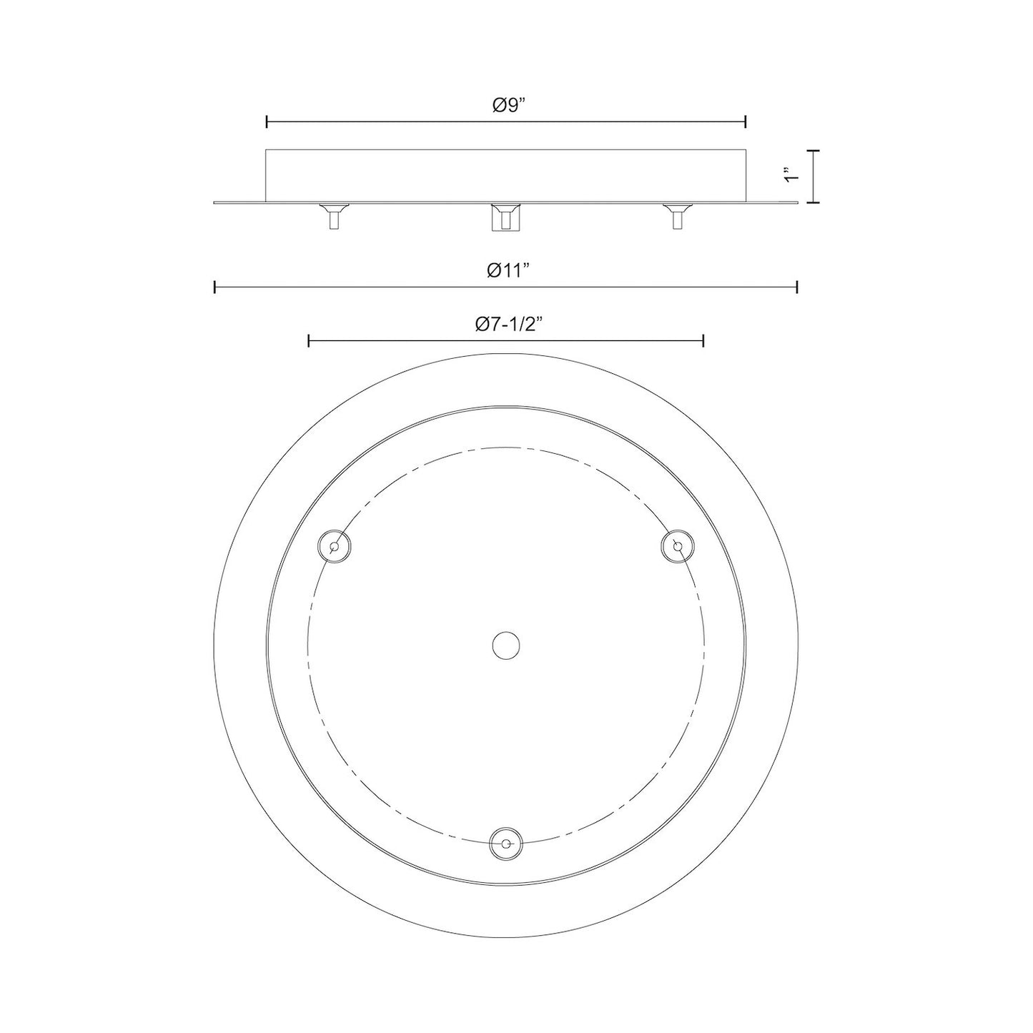 Canopy 11-in LED Canopy