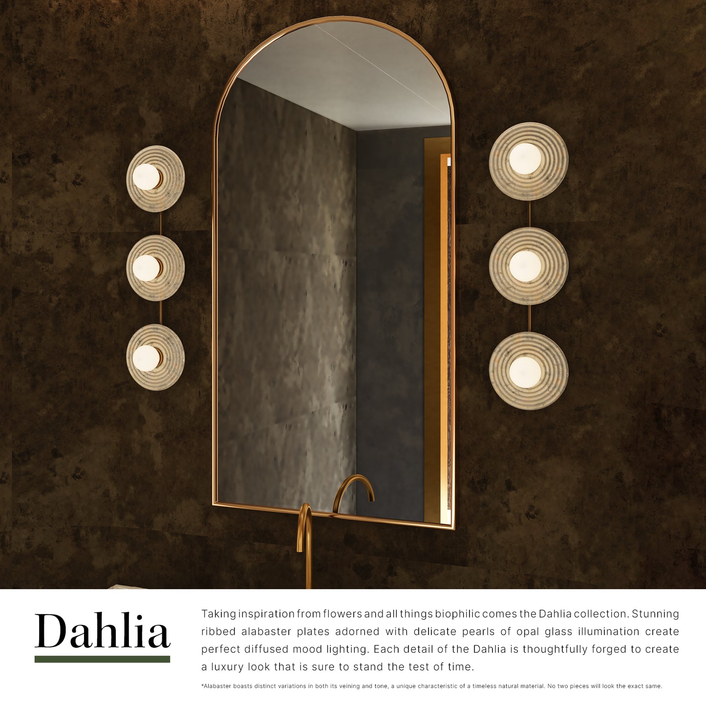 Dahlia 22-in Wall/Vanity Light