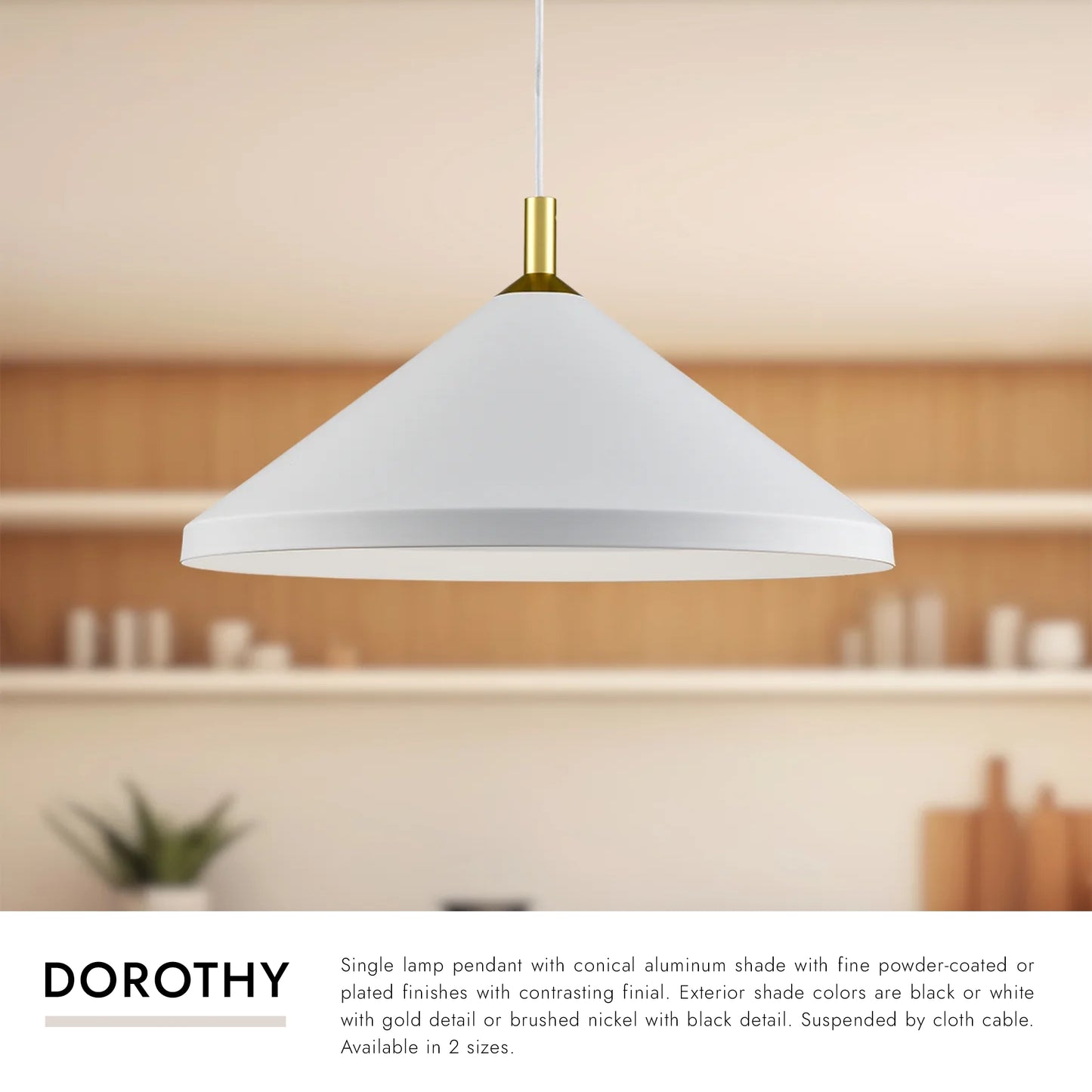 Dorothy 18-in Pendant