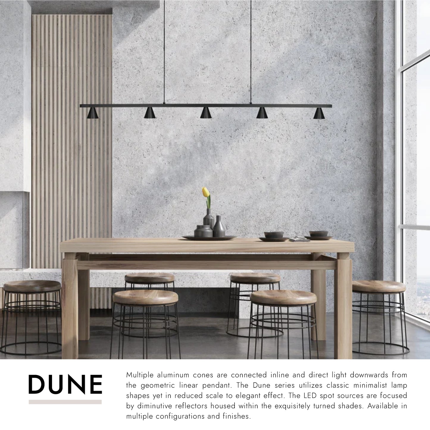 Dune 47-in Linear Pendant