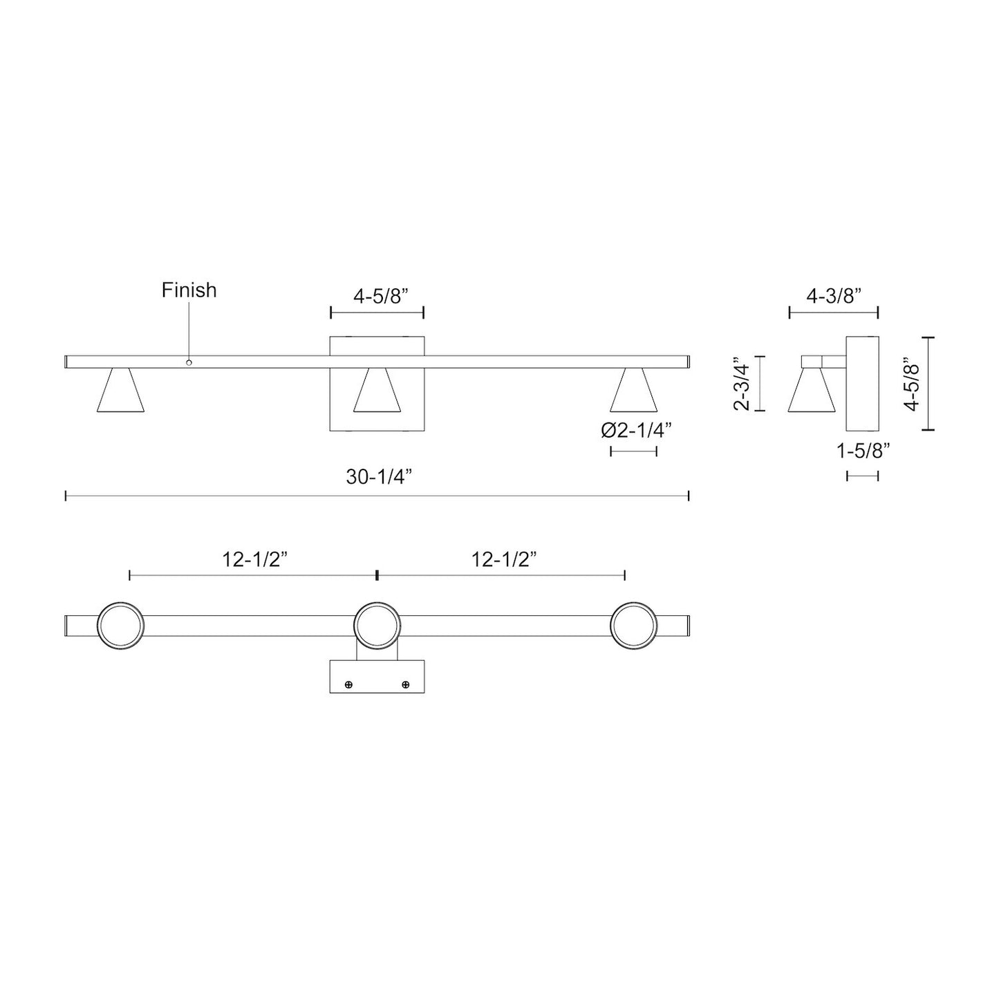 Dune 31-in Vanity Light
