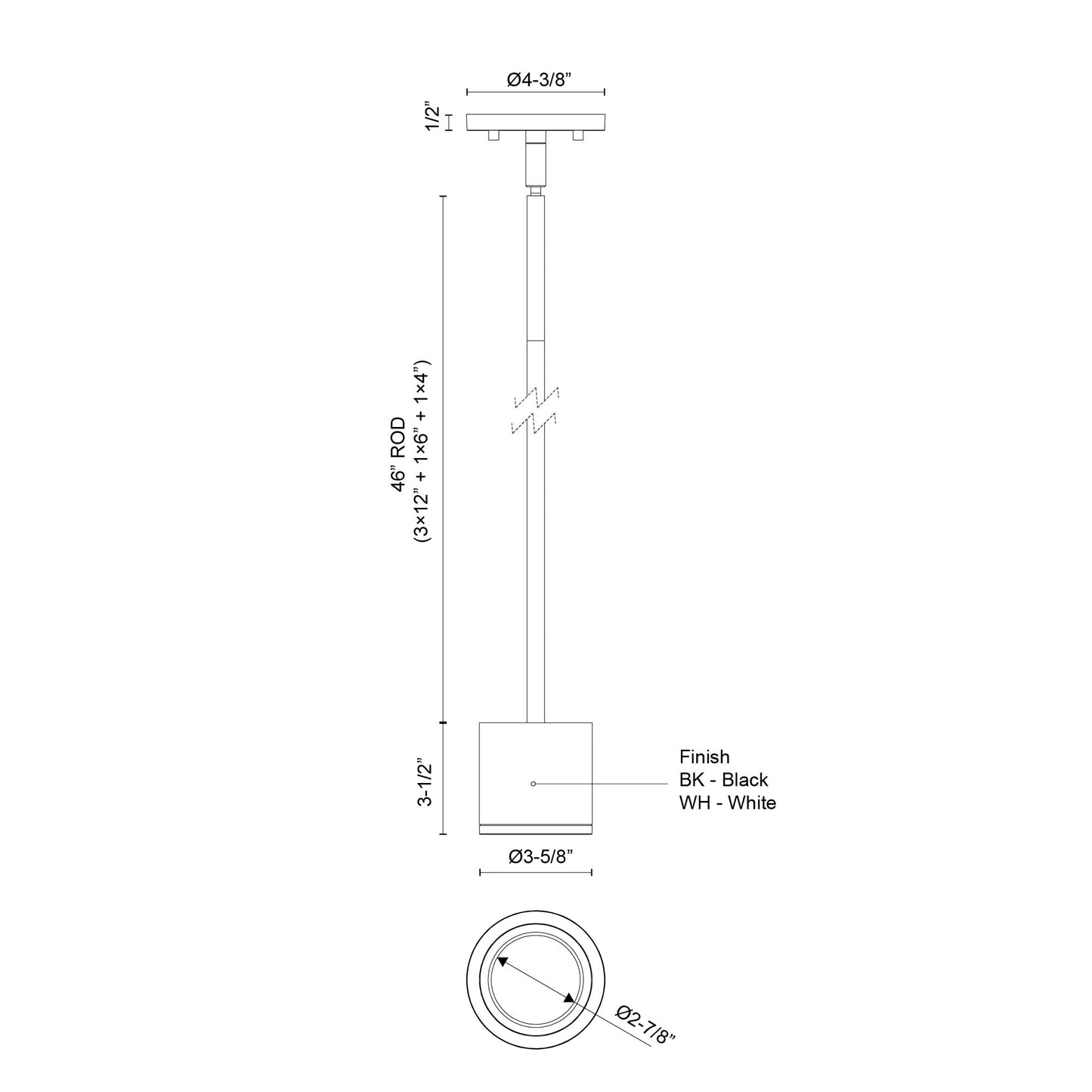 Nordic 3-in (3-in Dia.) Exterior Pendant