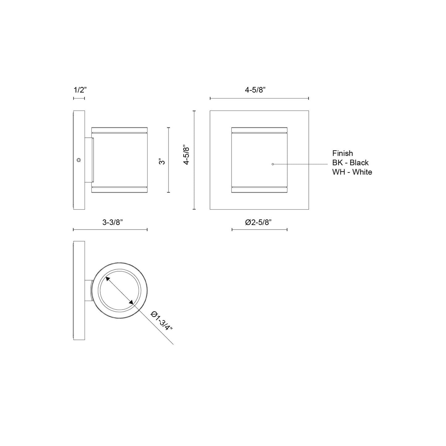 Nordic 4-in (2-in Dia.) Exterior Wall