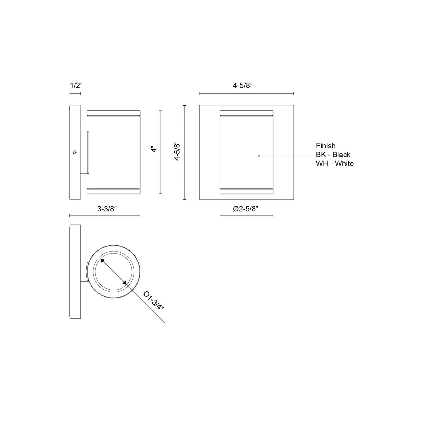 Nordic 4-in (2-in Dia.) Exterior Wall