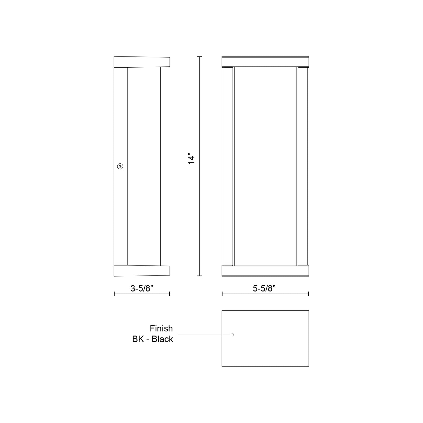 Bravo 14-in Exterior Wall Sconce