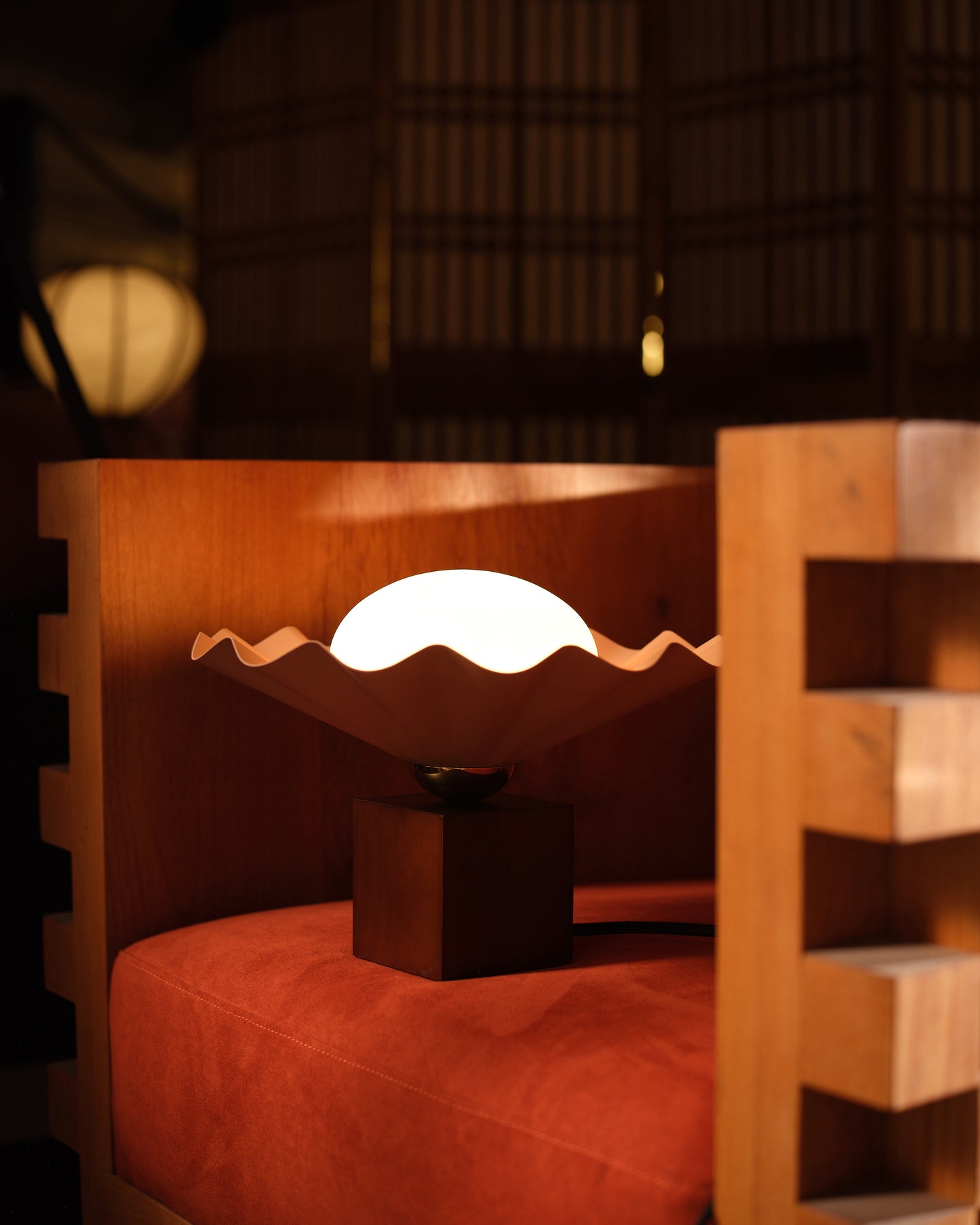 Furrow 12-in Table Lamp