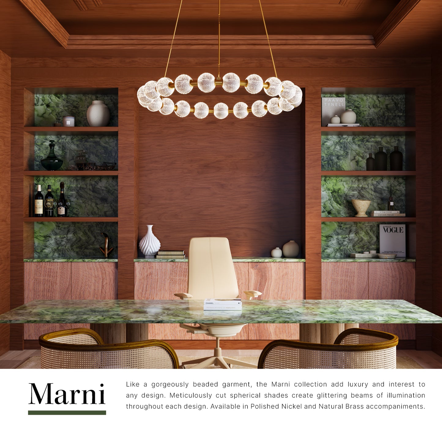 Marni 41-in Chandelier