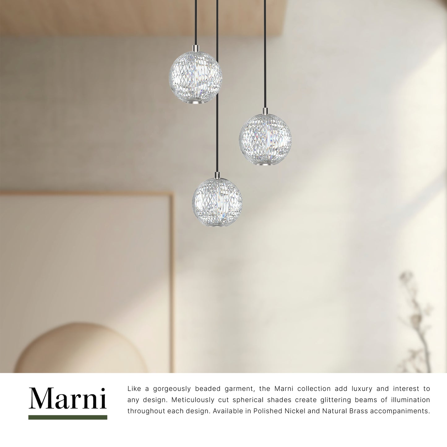 Marni 3 Light Multi Pendant
