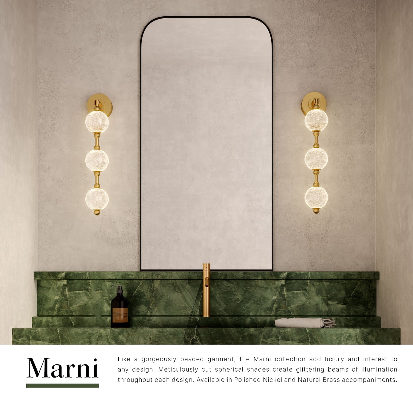 Marni 23-in Wall/Vanity Light