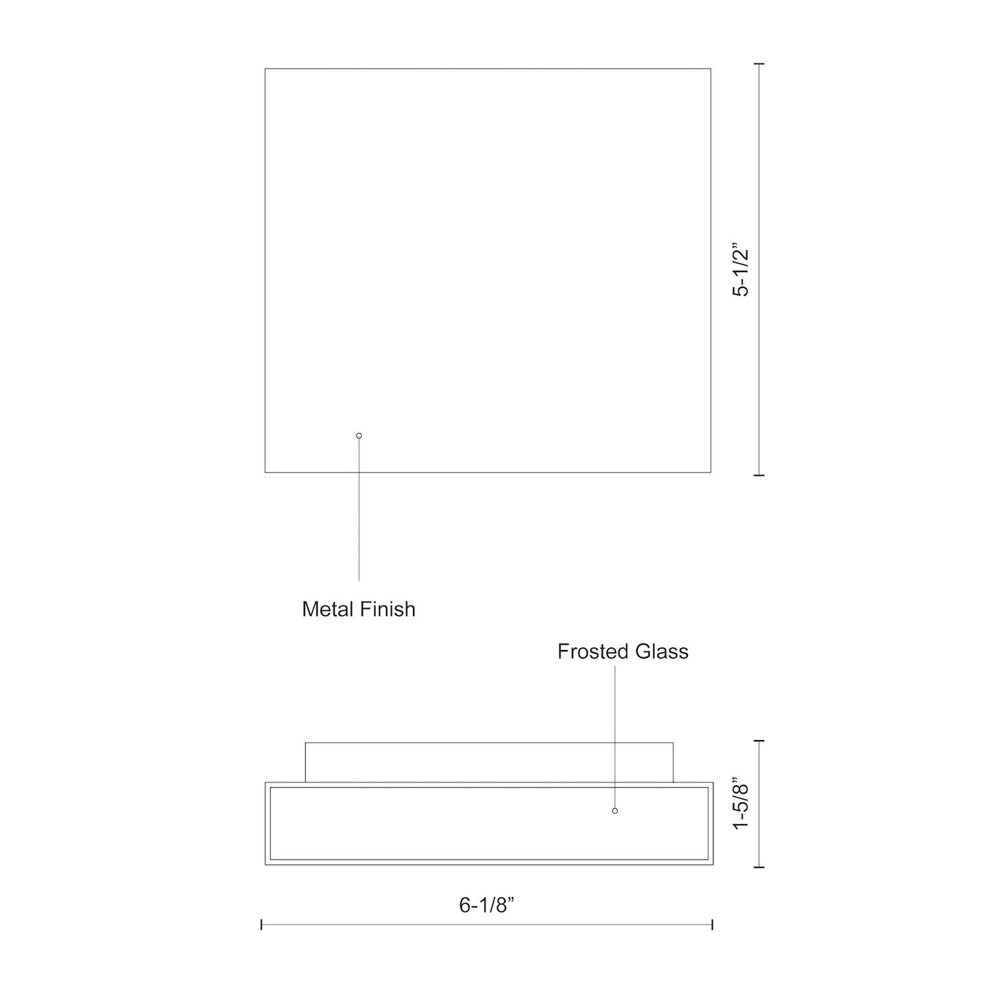 Mica 6-in All-terior Up/Down Wall Light