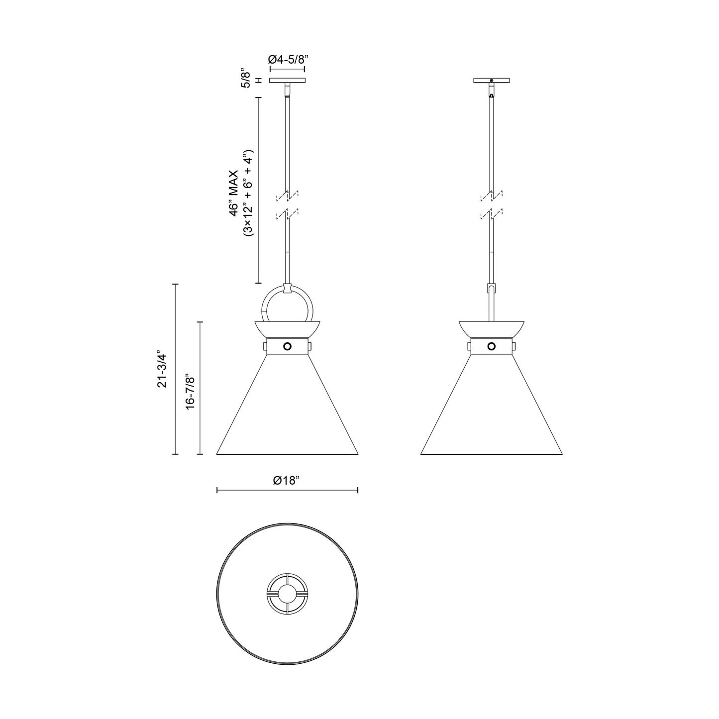 Emerson 18-in Pendant