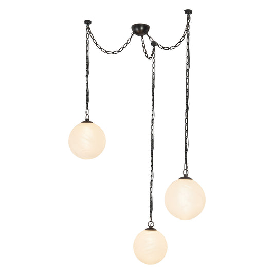 Petra 12-in 3-Head Chandelier