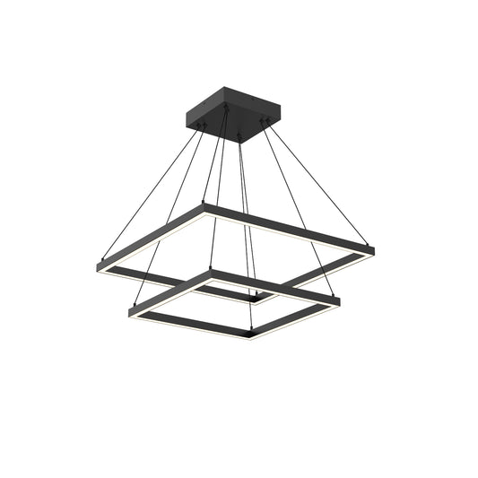 Piazza 24-in 2 Layer Chandelier