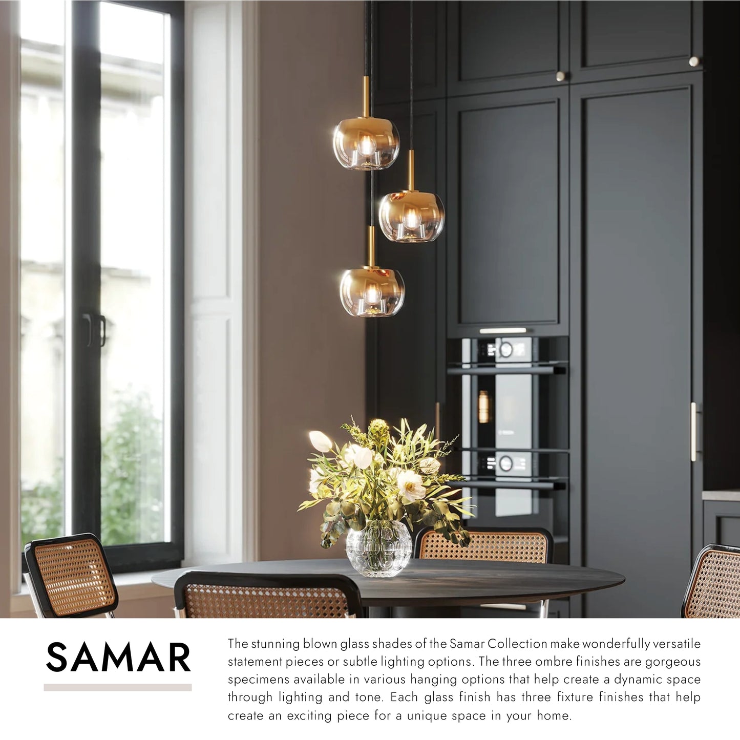 Samar 14-in Chandelier