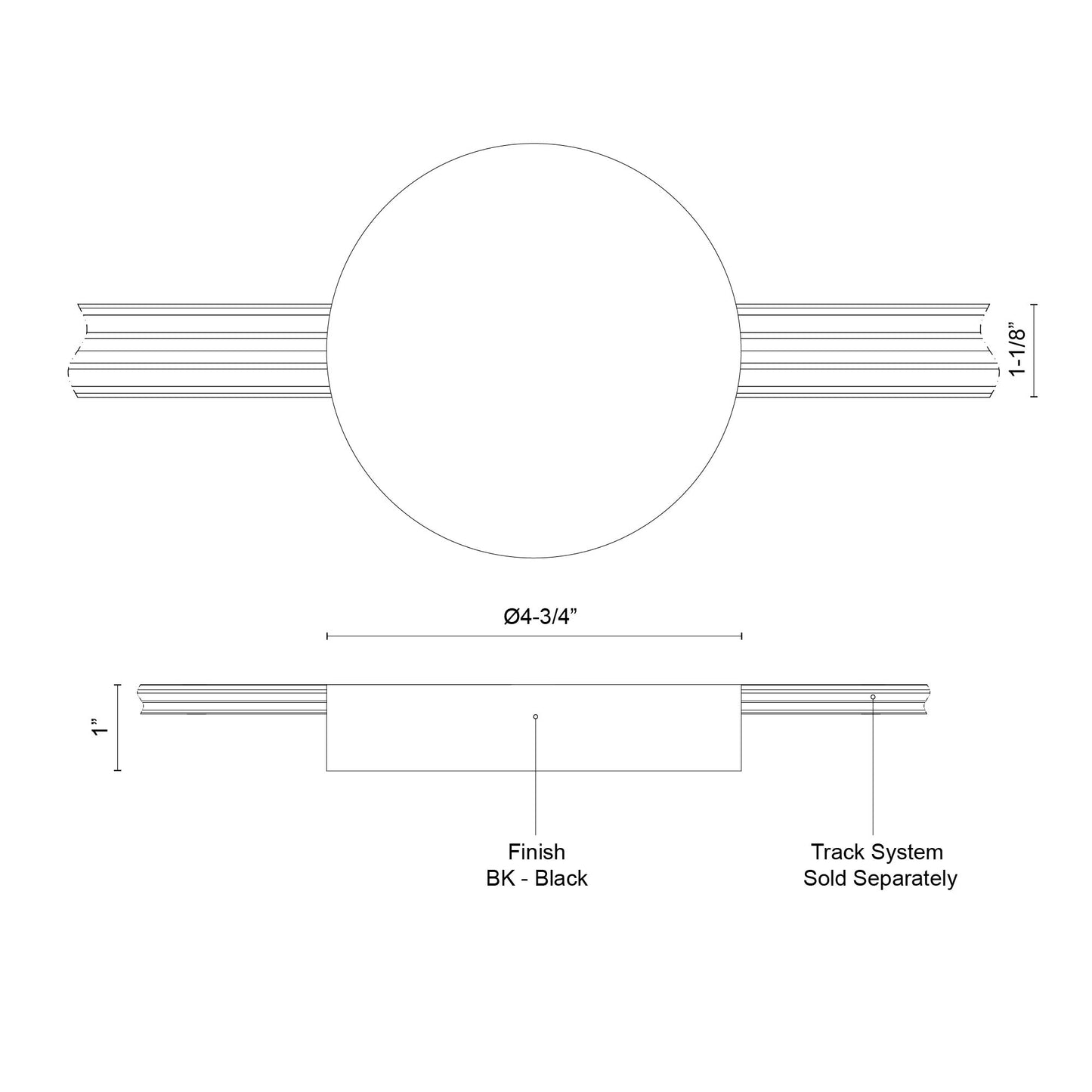 Trilo Track 4-in Trilo Track Canopy and Driver Cover