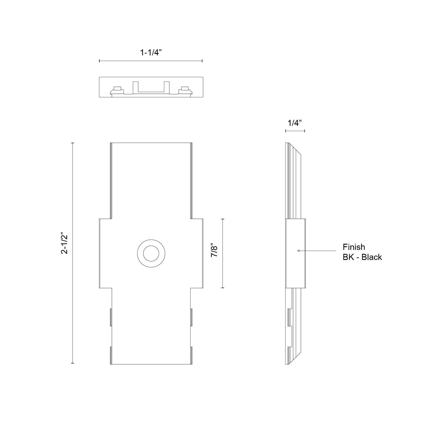 Trilo Track I-Connector Powered Trilo Track Connector