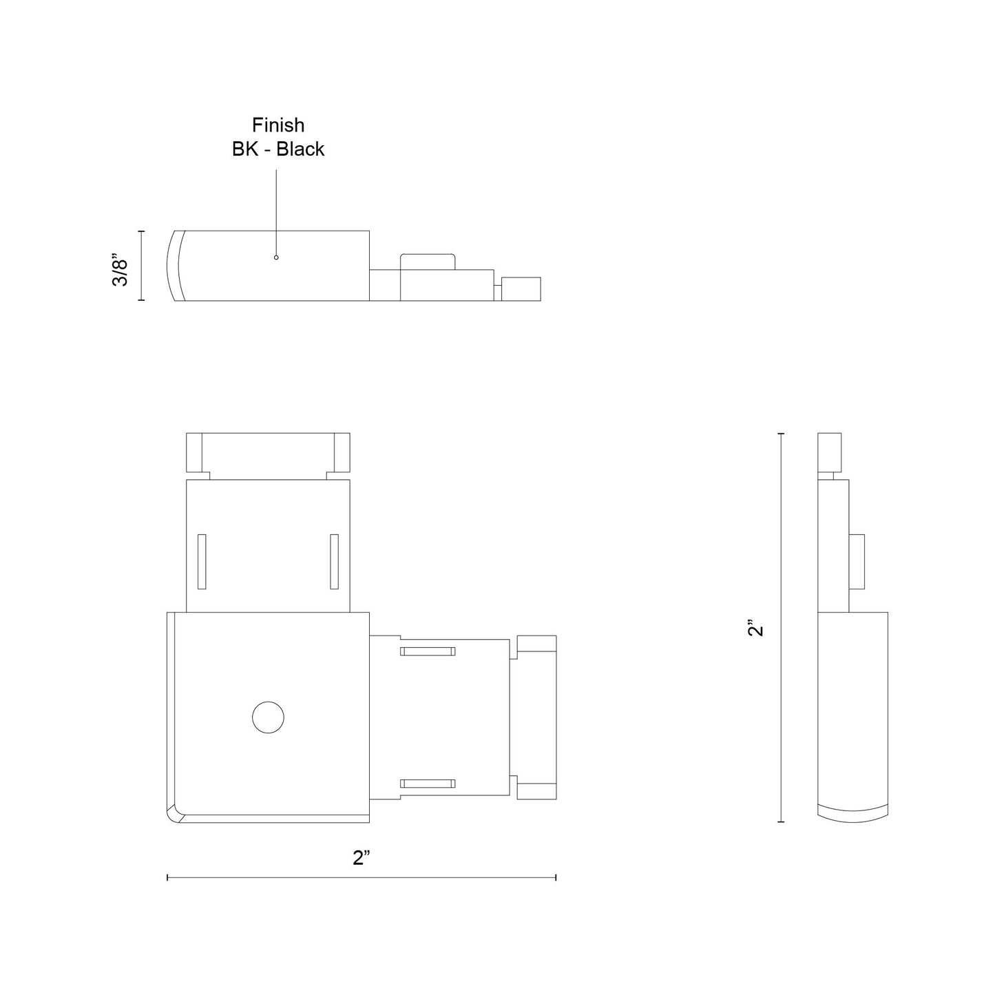 Trilo Track L-Connector Trilo Track Connector
