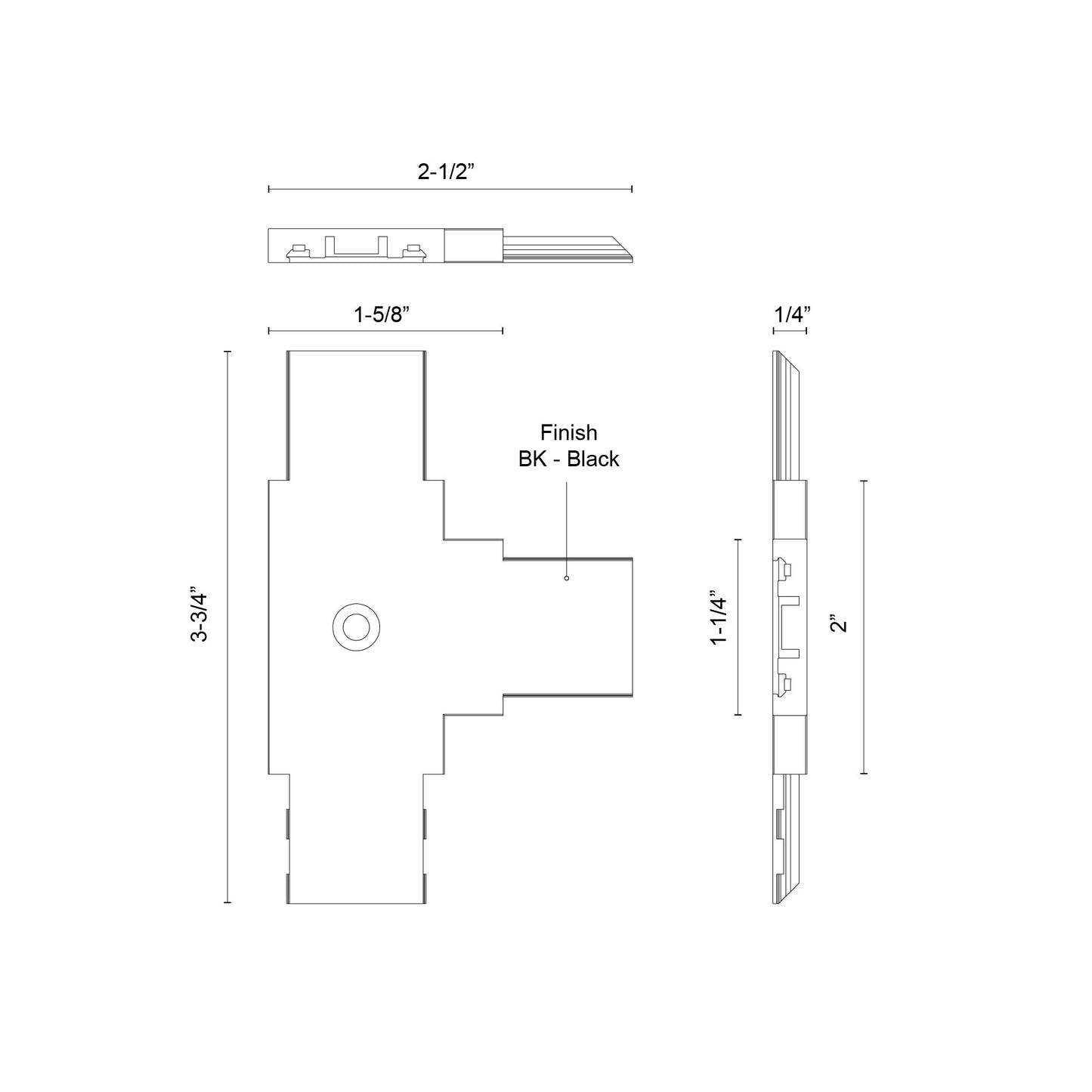 Trilo Track T-Connector Trilo Track Connector