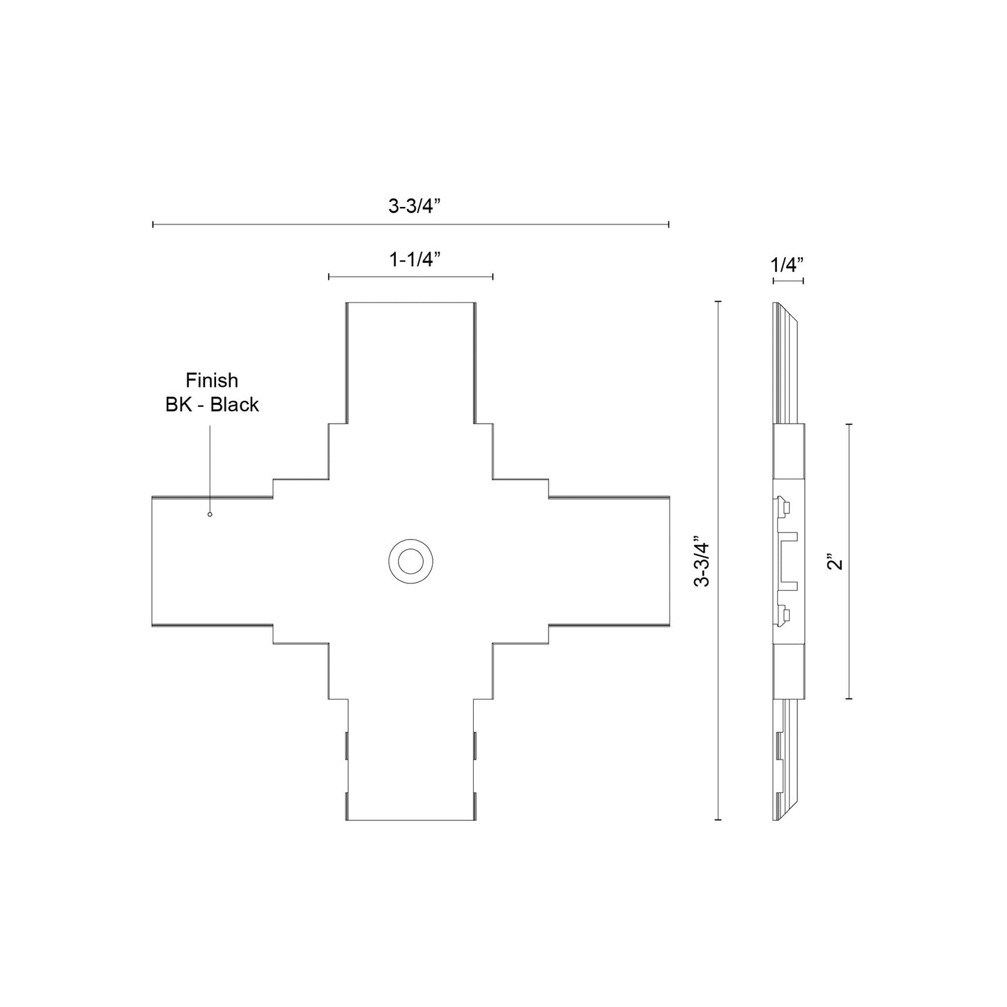 Trilo Track X-Connector Trilo Track Connector