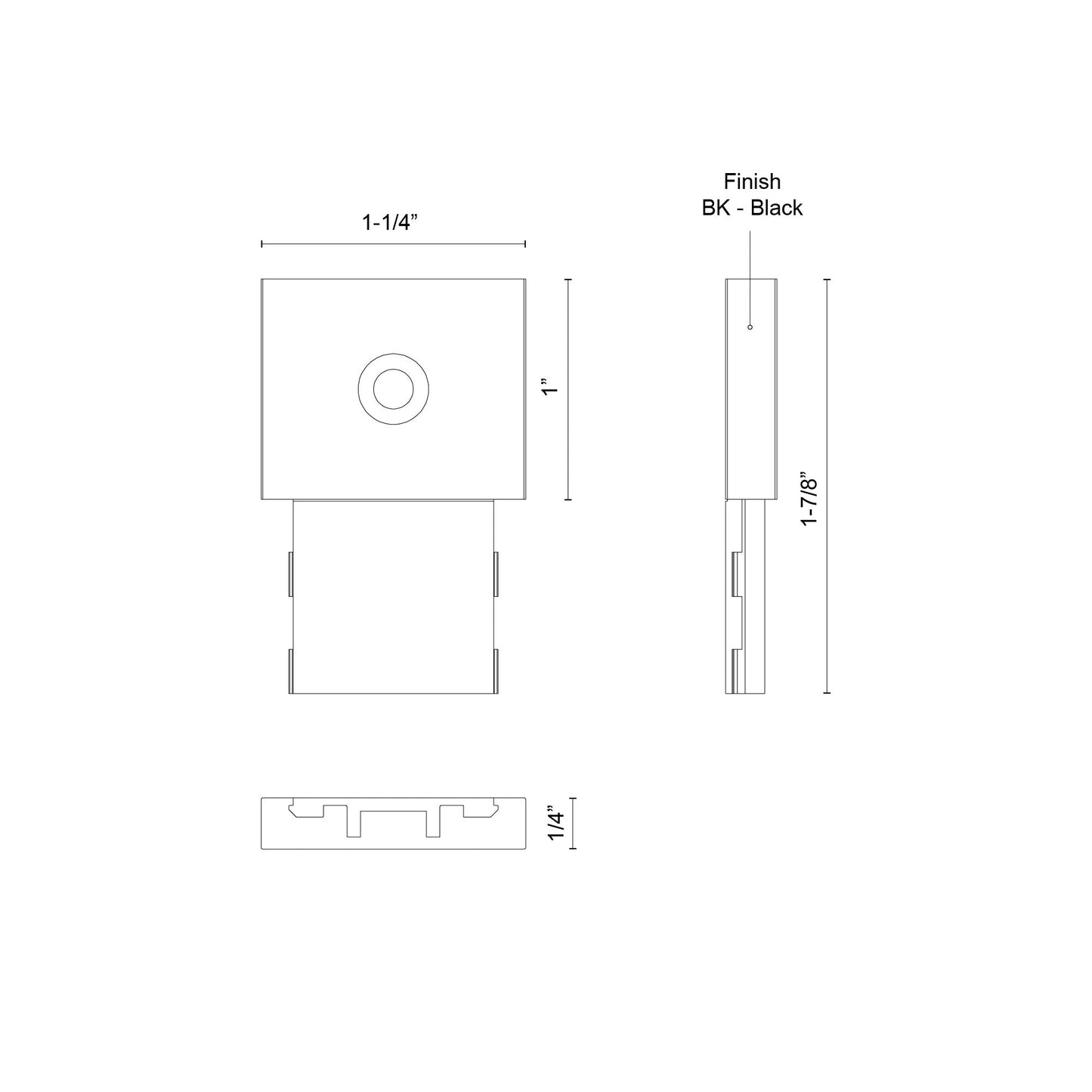 Trilo Track Track Cap Trilo Track Connector