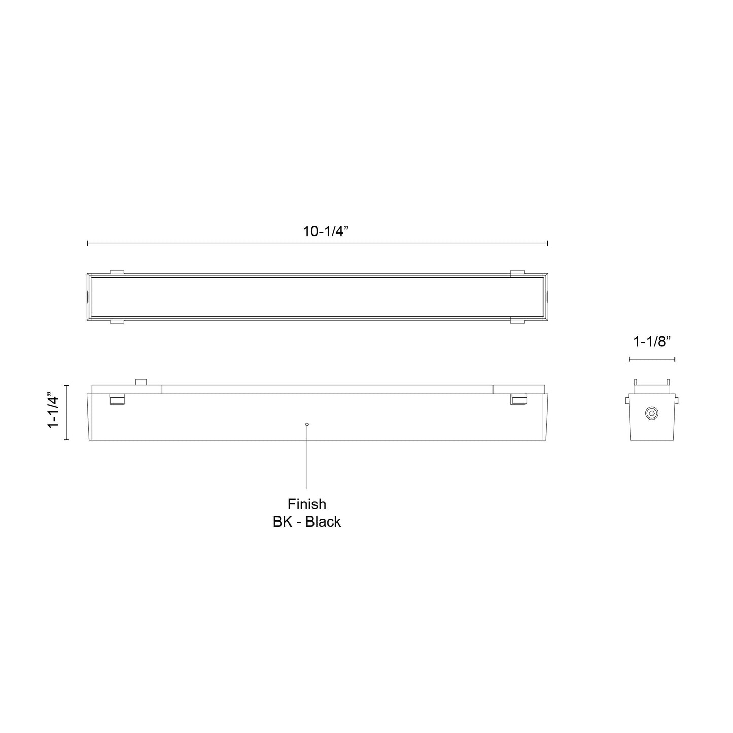 Jaren 10-in Trilo Track Light Bar