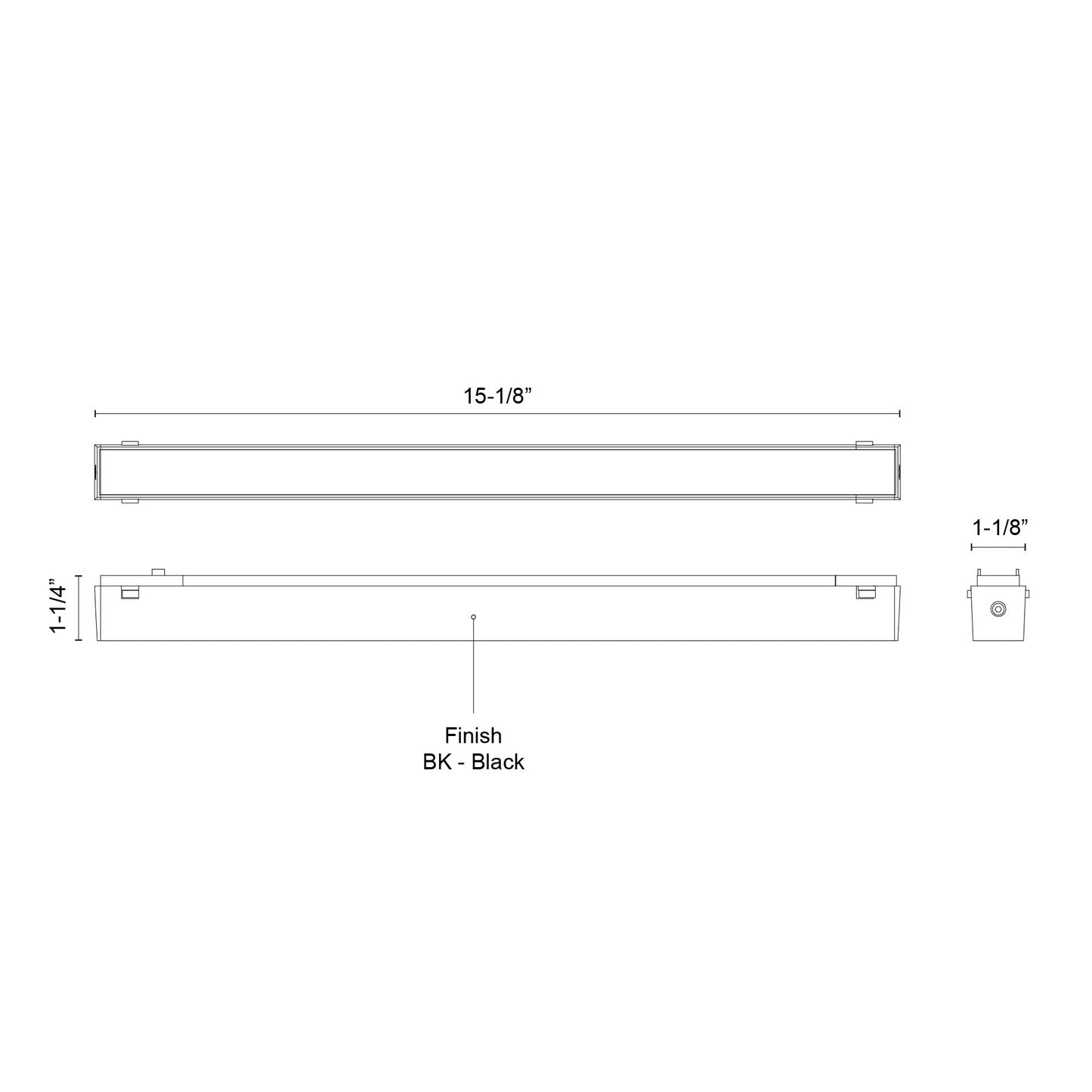 Jaren 15-in Trilo Track Light Bar
