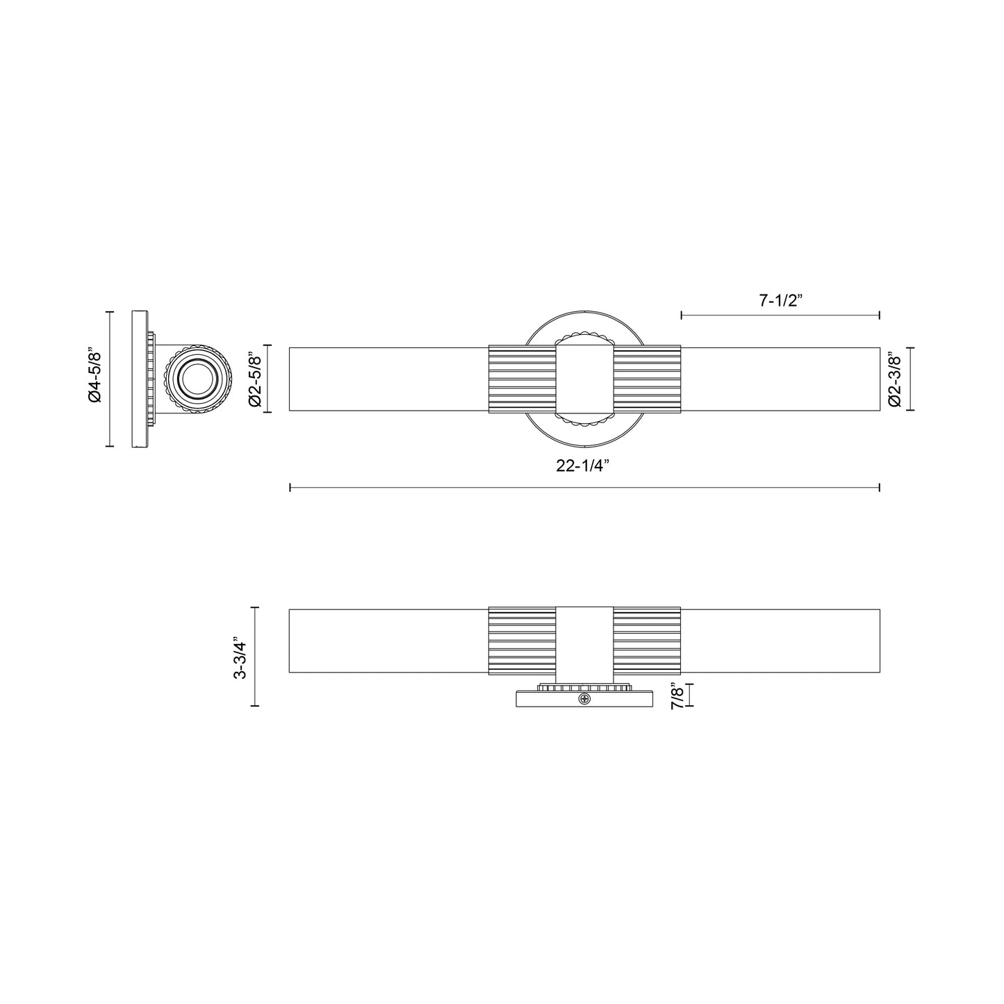 Rue 22-in Vanity Light