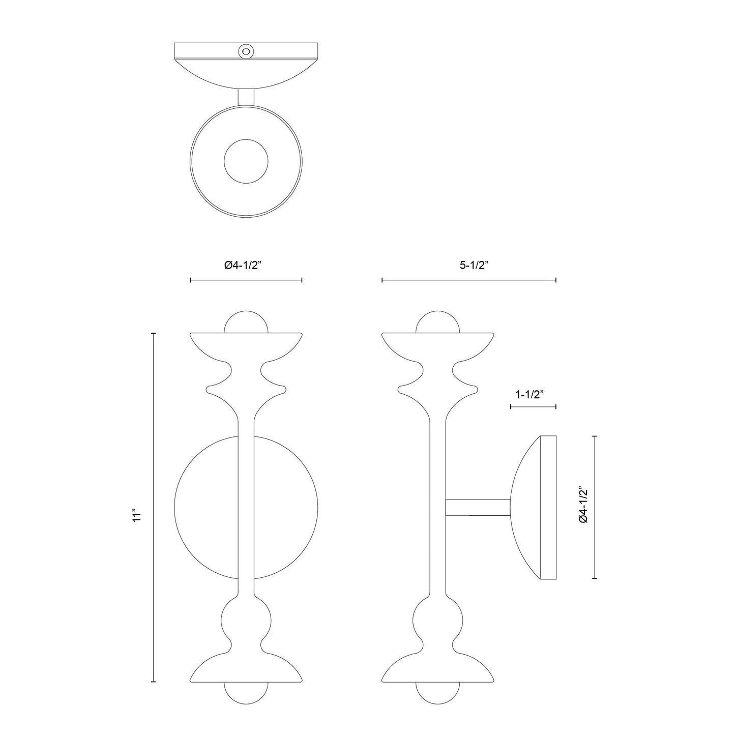 Cadence 11-in Wall/Vanity Light