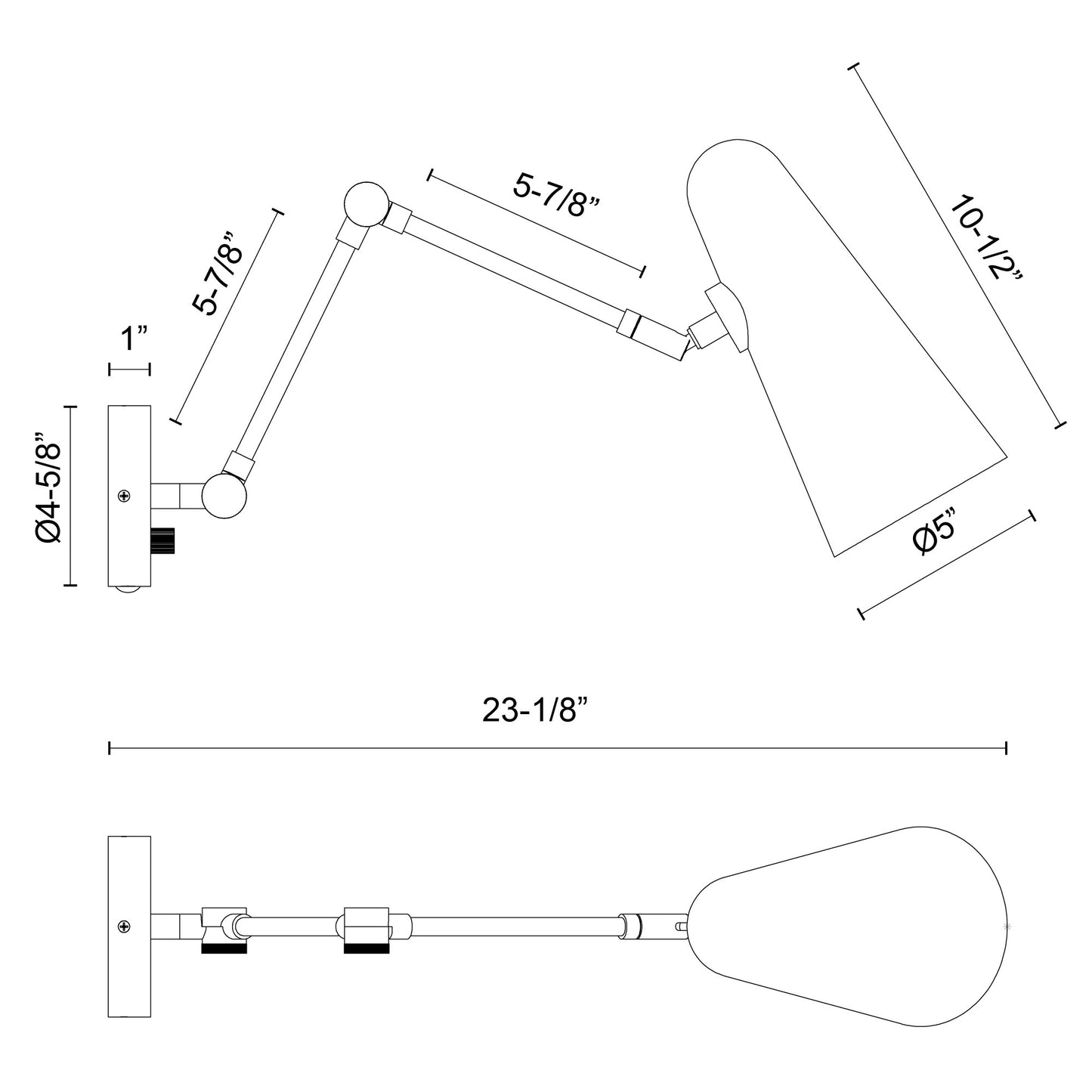 Daniel 24-in Wall/Vanity Light