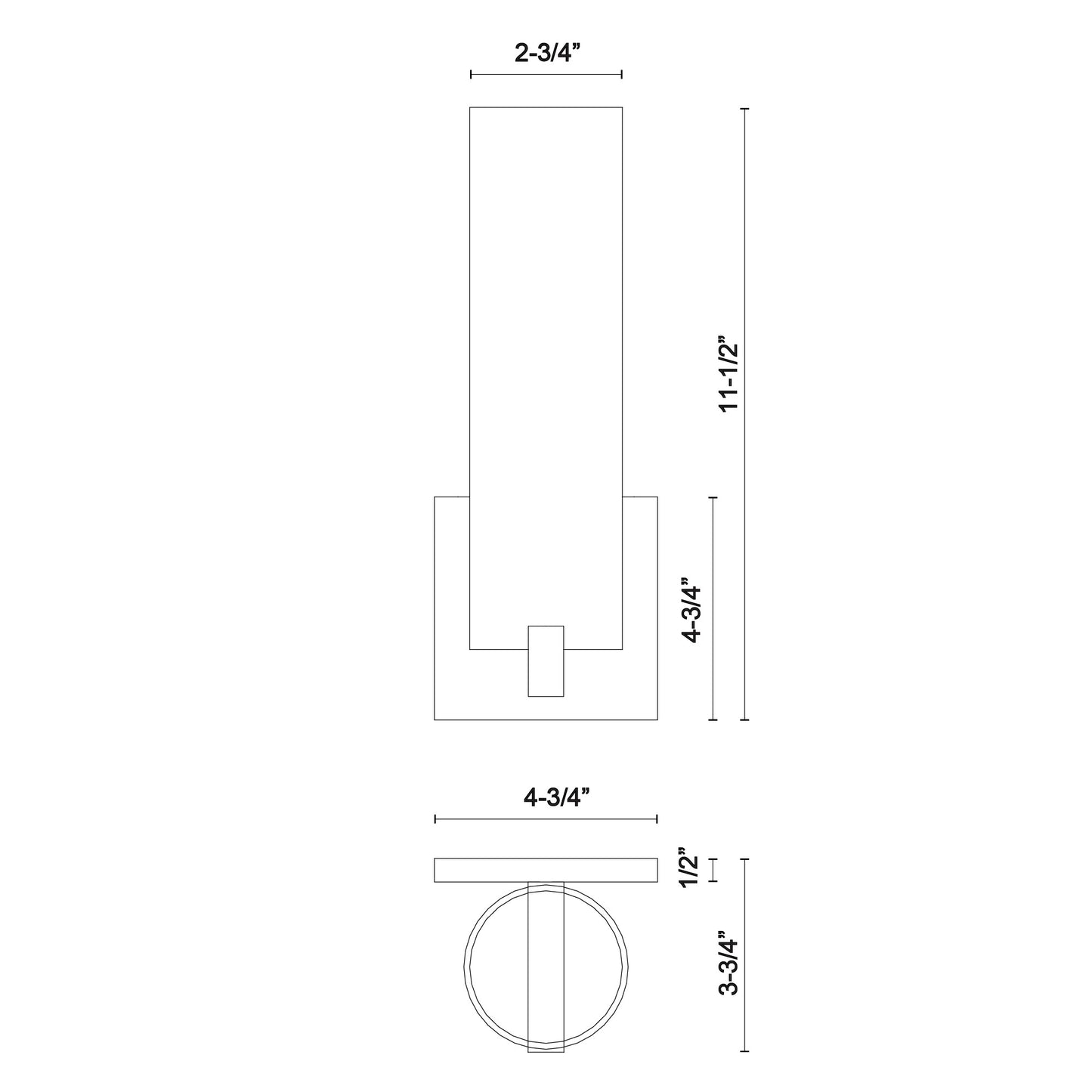 Elizabeth 12-in Wall Sconce