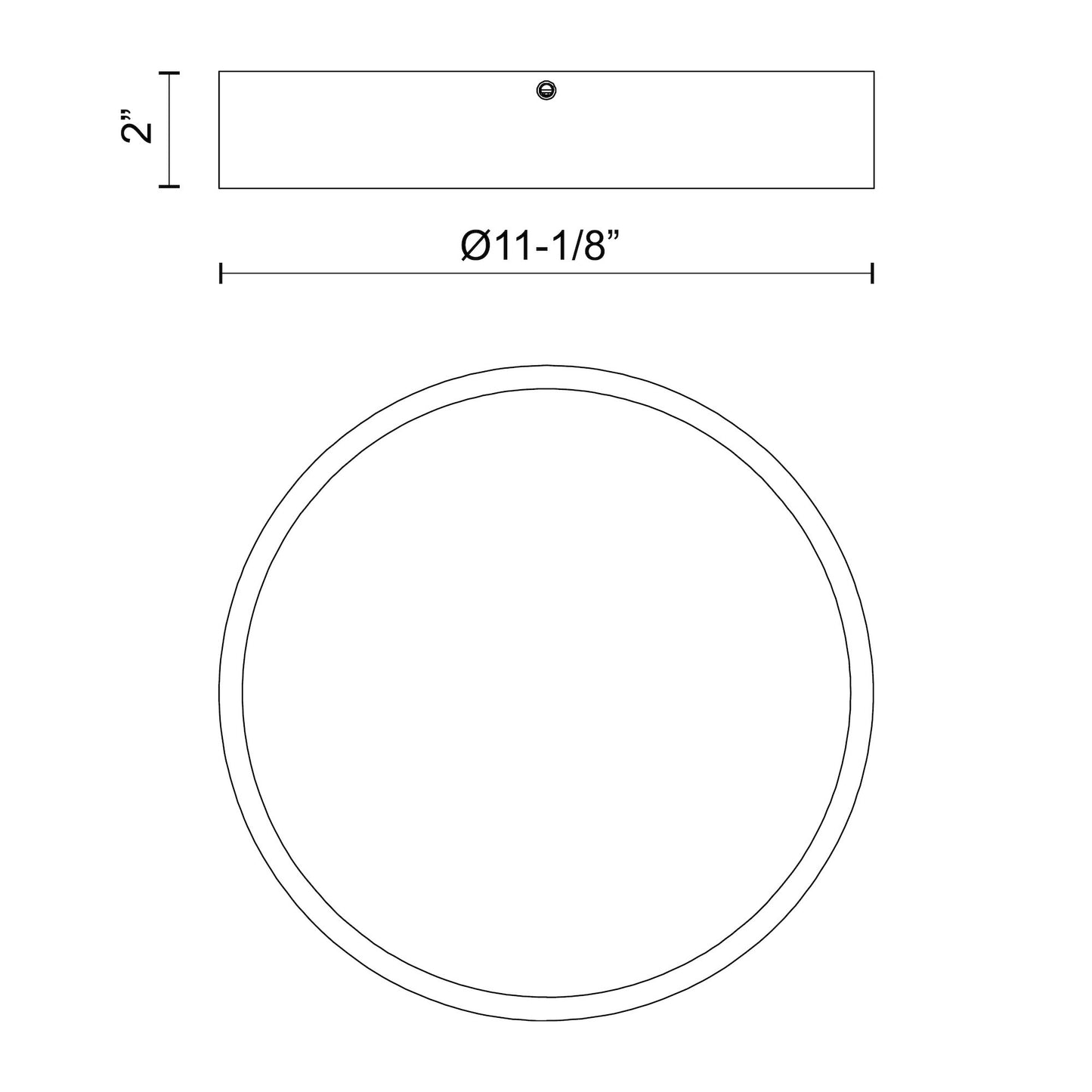 Adelaide 11-in Flush Mount