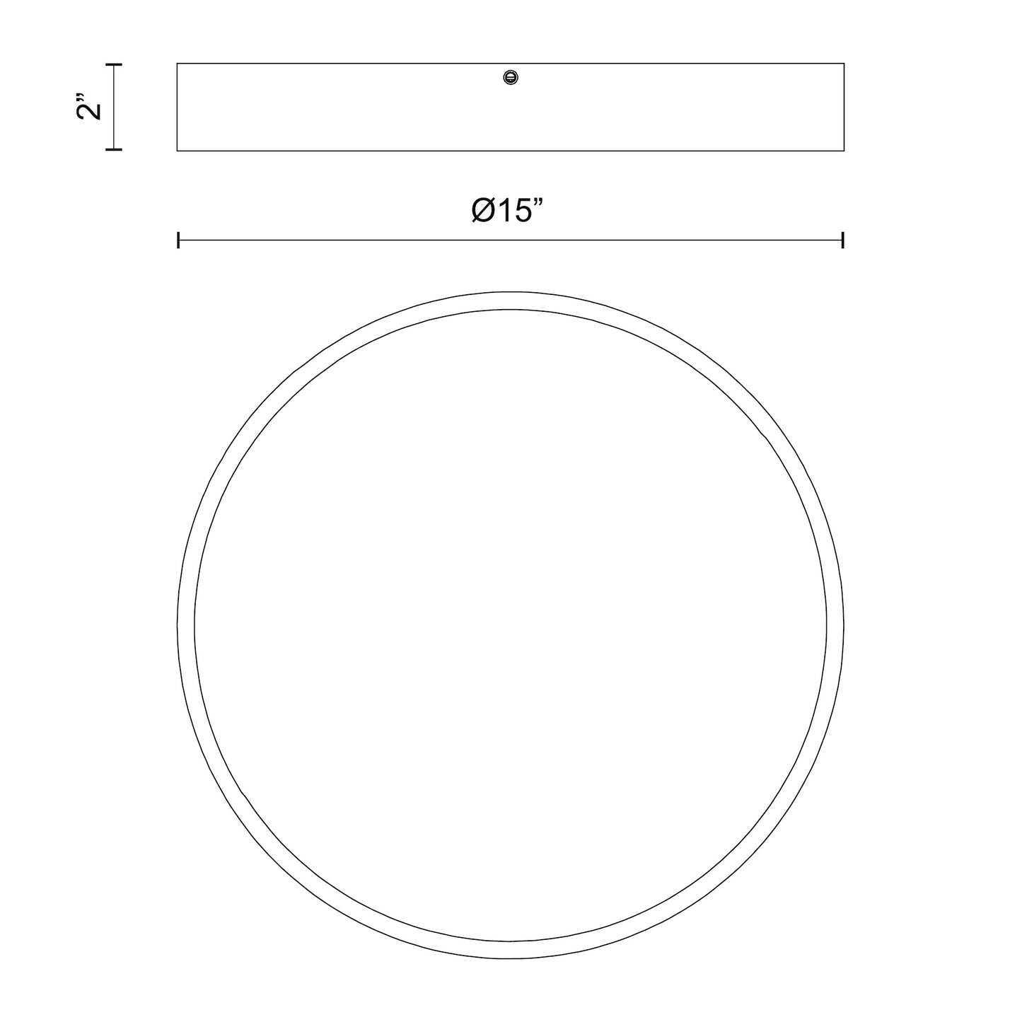 Adelaide 15-in Flush Mount