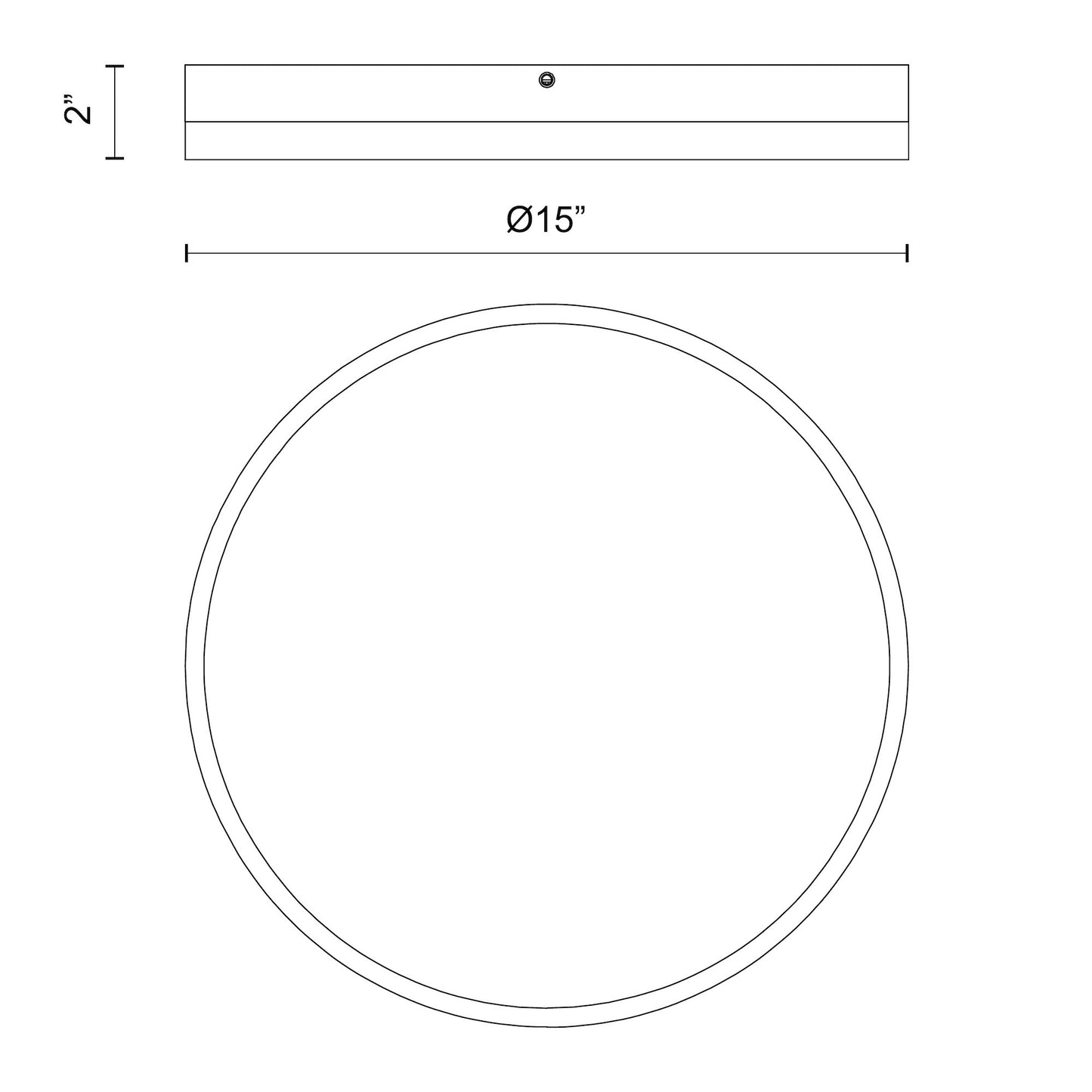 Adelaide 15-in Flush Mount