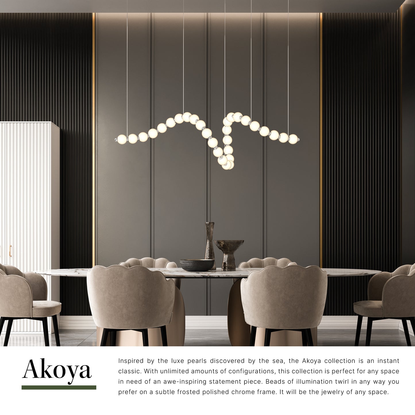 Akoya 23 Light Chandelier