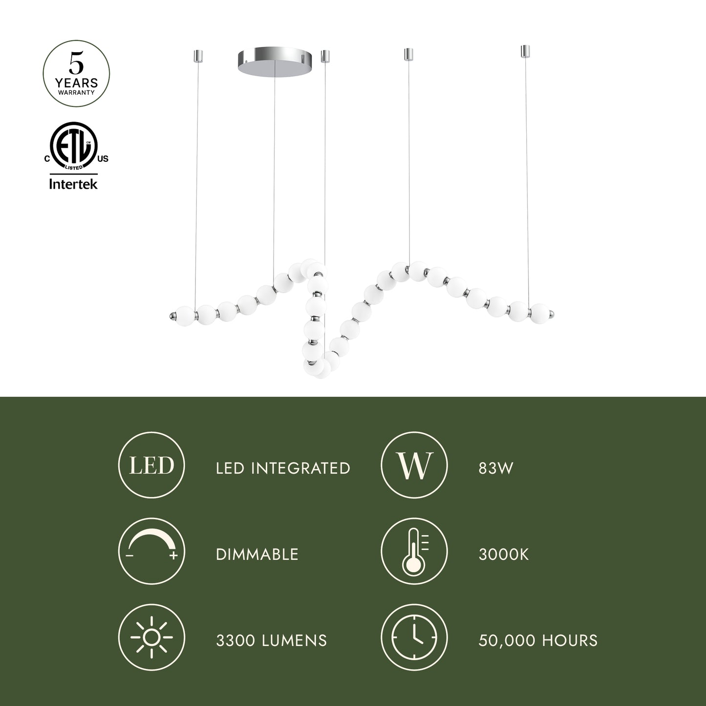 Akoya 29 Light Chandelier