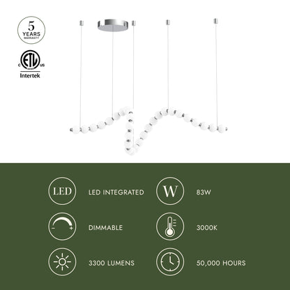 Akoya 29 Light Chandelier