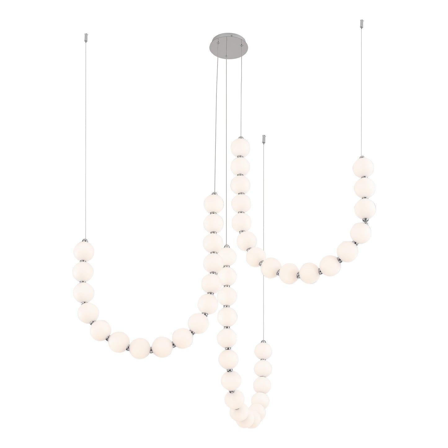 Akoya 54-in 3-Head Chandelier