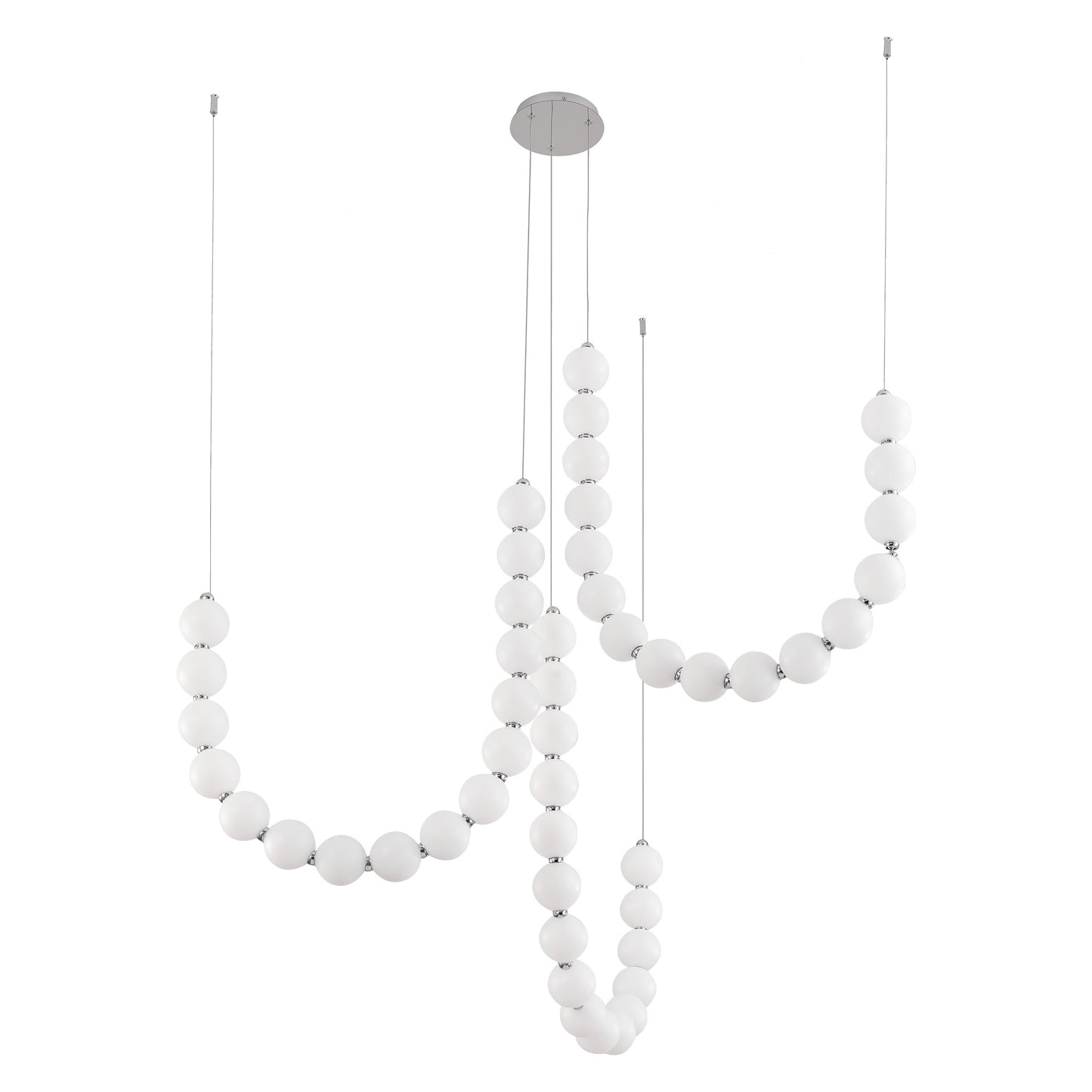 Akoya 54-in 3-Head Chandelier