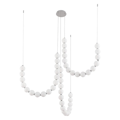 Akoya 54-in 3-Head Chandelier