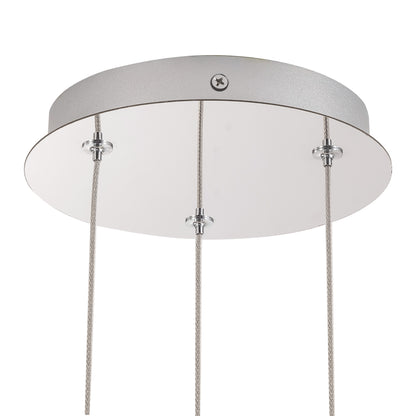 Akoya 54-in 3-Head Chandelier