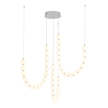 Akoya 54-in 3-Head Chandelier
