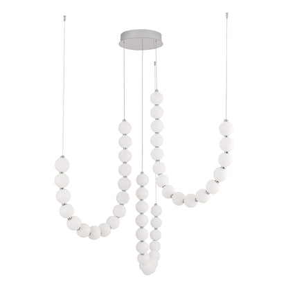 Akoya 54-in 3-Head Chandelier