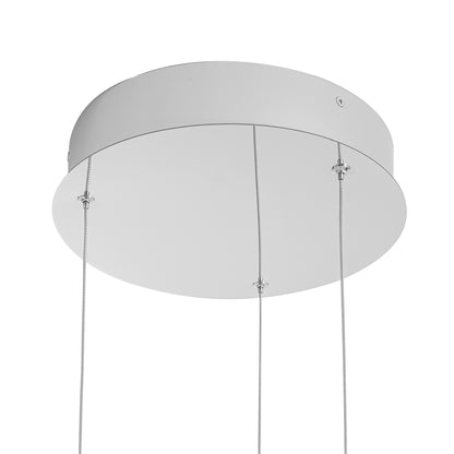 Akoya 54-in 3-Head Chandelier