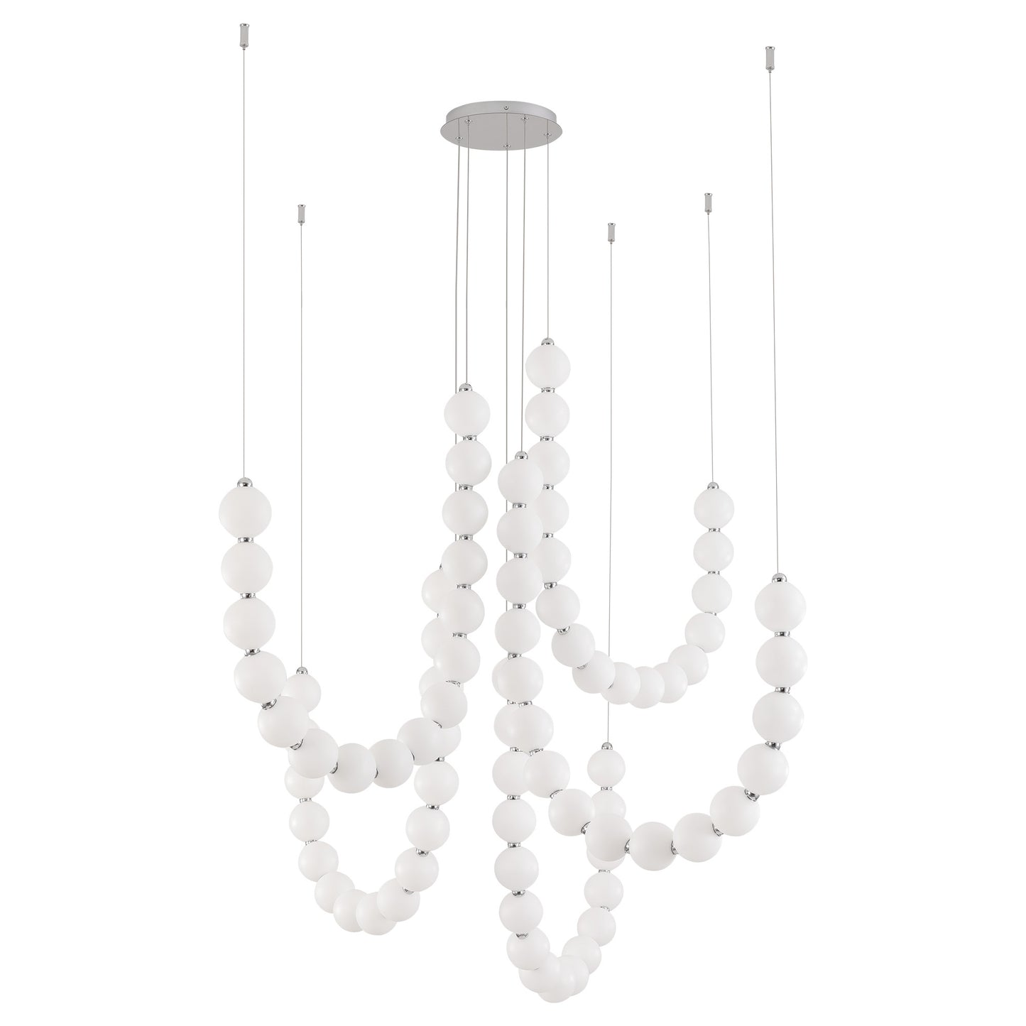Akoya 54-in 5-Head Chandelier