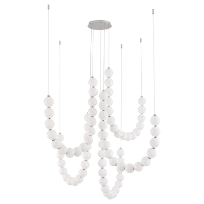 Akoya 54-in 5-Head Chandelier